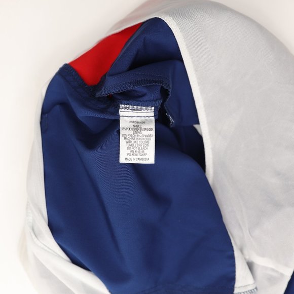 Chubbies Lined Swim Trunks Shorts 6" Made in USA Size XL Red/White/Blue - Picture 8 of 8